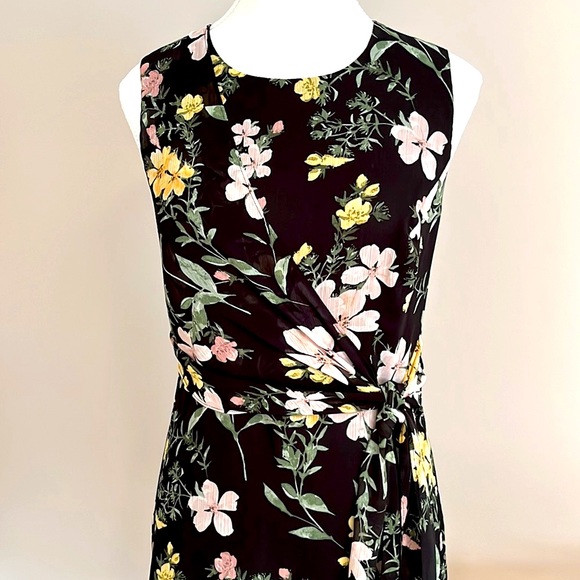 Pretty RW&CO. Floral Mini Dress Size 6 - Picture 6 of 13